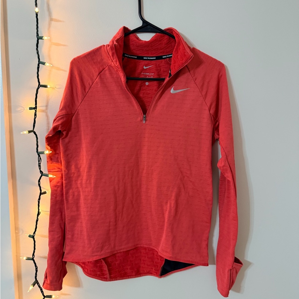 Nike Therma-Fit Running Pink Long-Sleeve Top